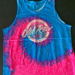 Old Row Tie Dye Tank Top